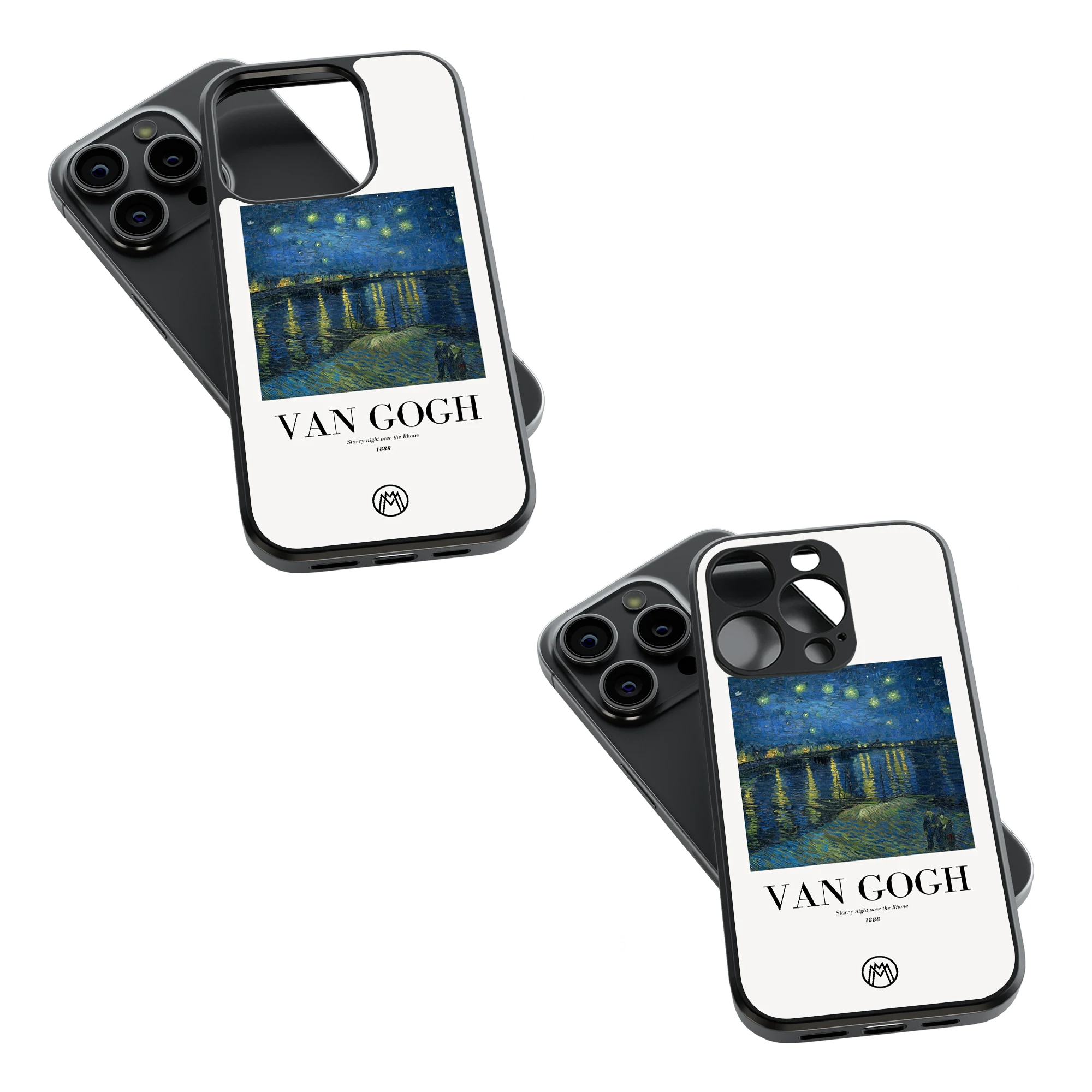 Trendy Glass Back Mobile Case for iPhone, Samsung, Redmi, OnePlus, Google Pixel, Motorola