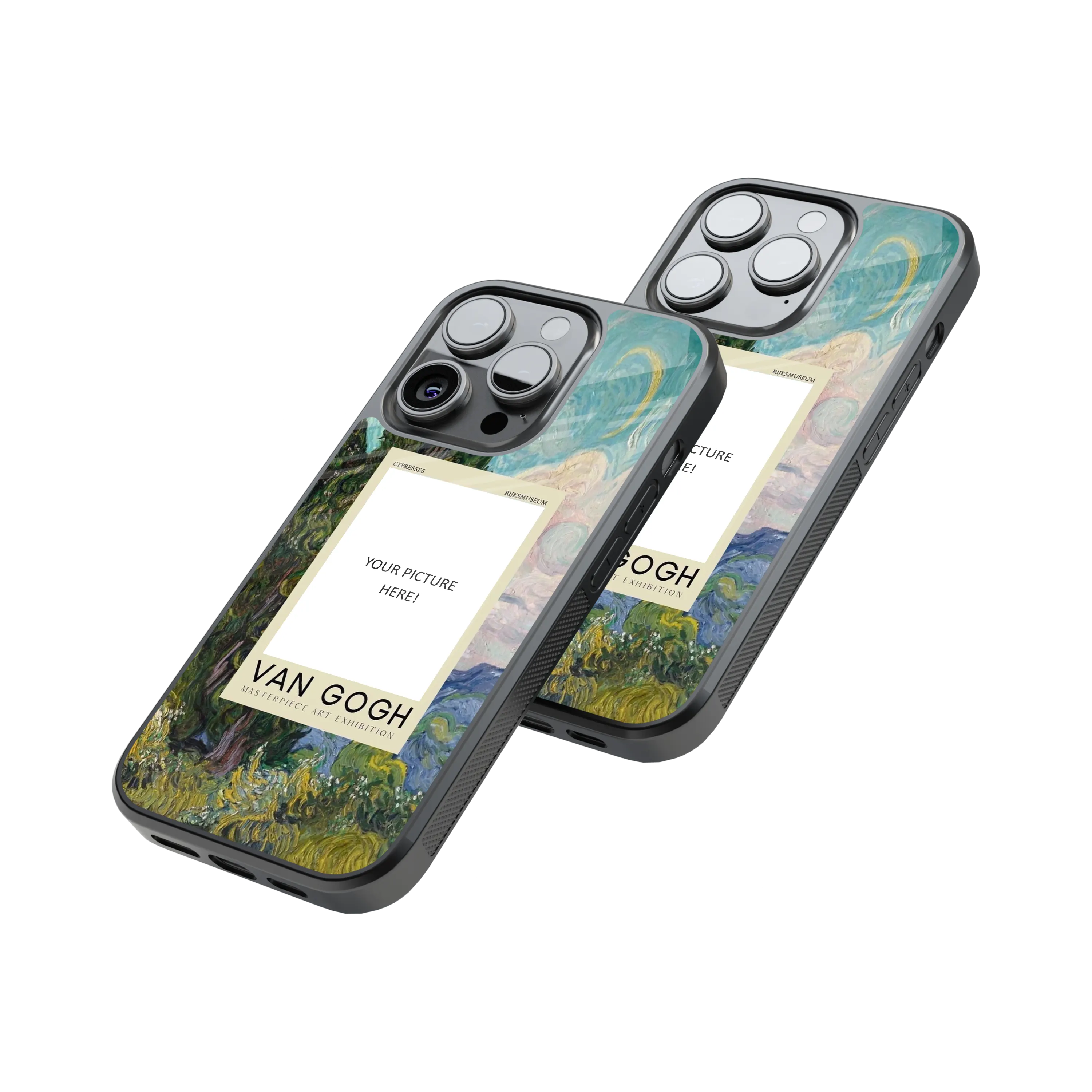 Polaroid Personalised Glass Phone Case