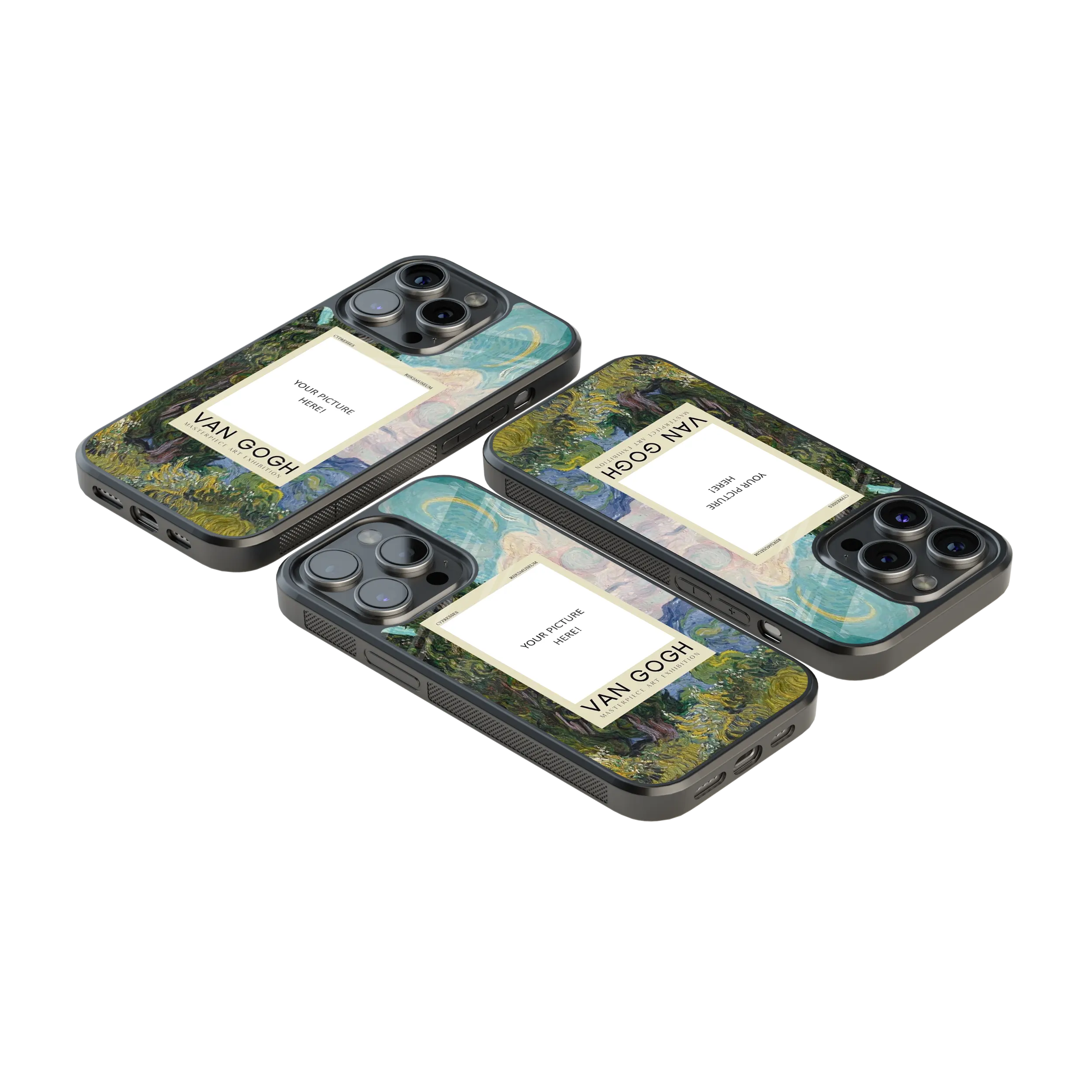 Polaroid Personalised Glass Phone Case