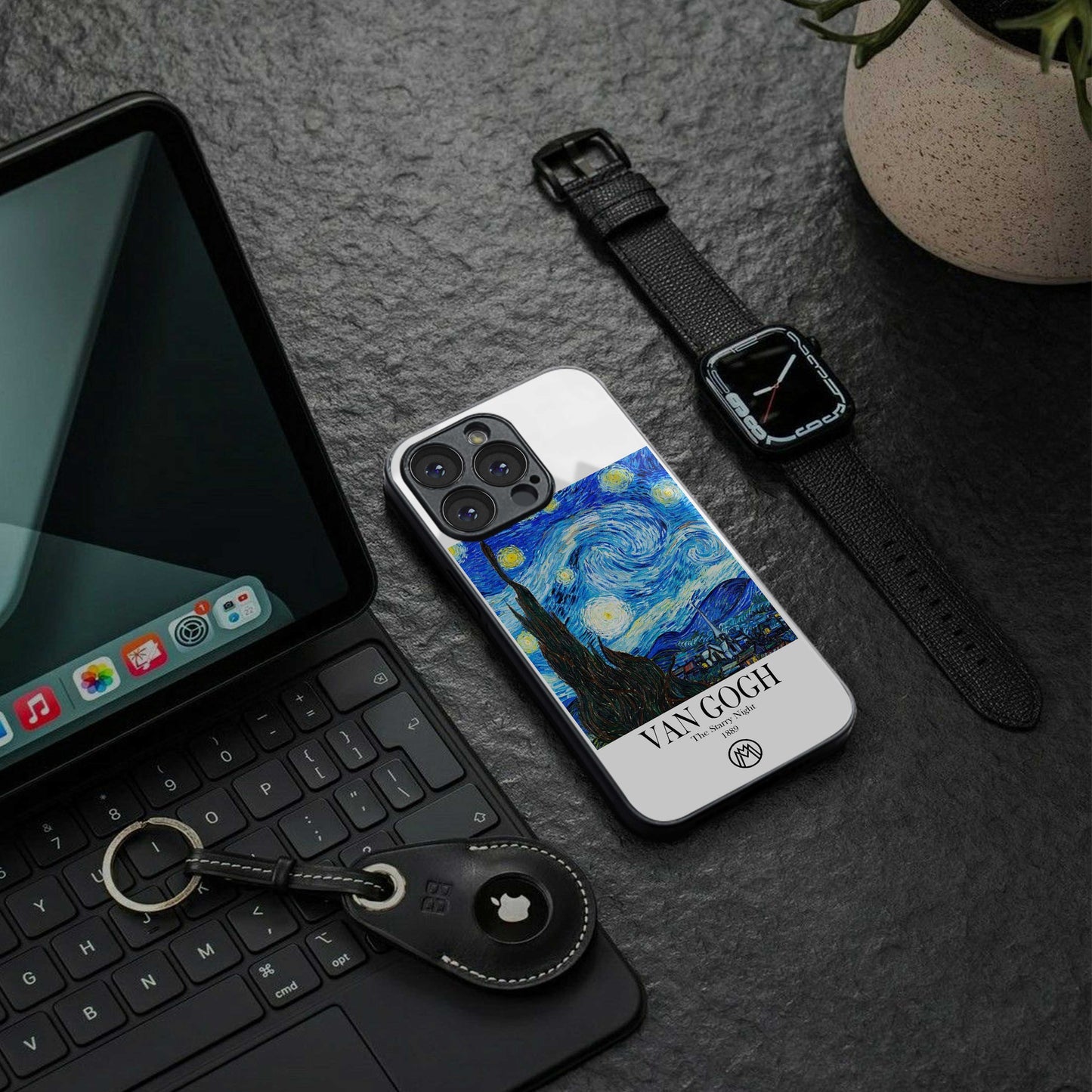 van gogh starry night back phone cover | glass case for samsung galaxy s23 ultra