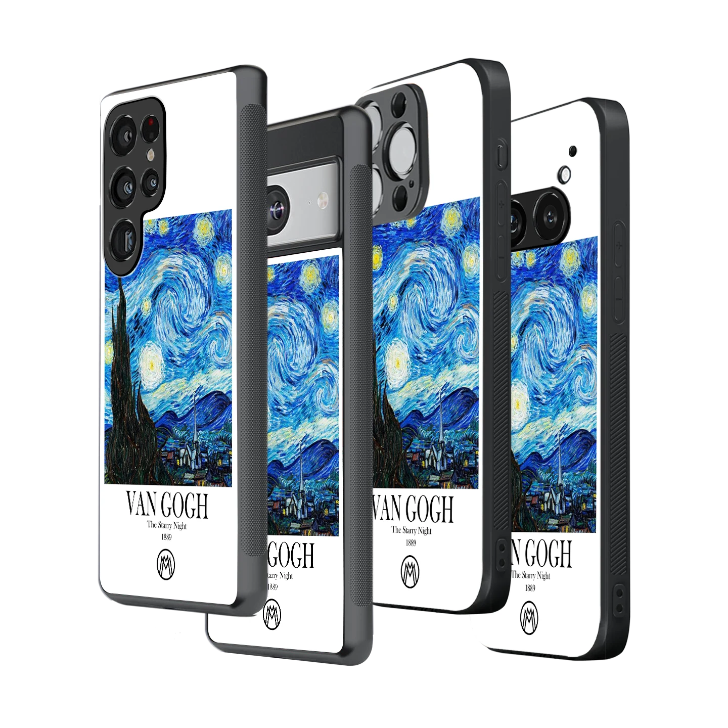 Stylish Glass Back Case for All Smartphones – iPhone, Samsung, OnePlus, Pixel, Redmi, Oppo, Vivo, Motorola