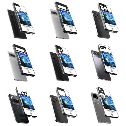 Durable Glass Back Mobile Case for iPhone, Samsung, OnePlus, Google Pixel, Redmi, Vivo, Oppo