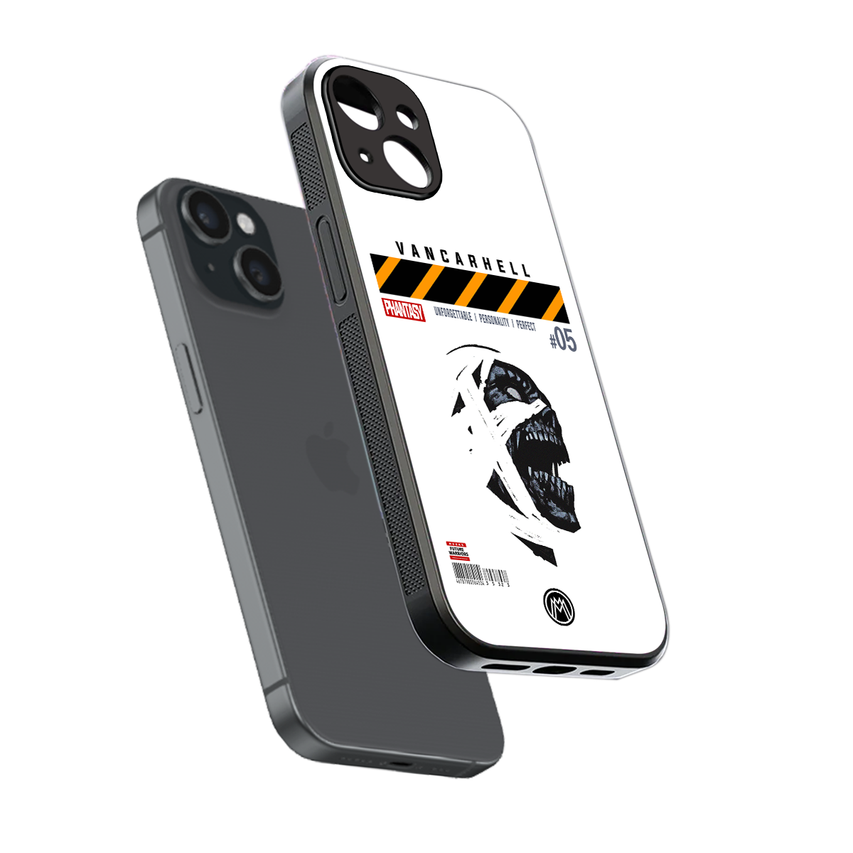 vancarhell phantasy back phone cover | glass case for iphone 13 mini