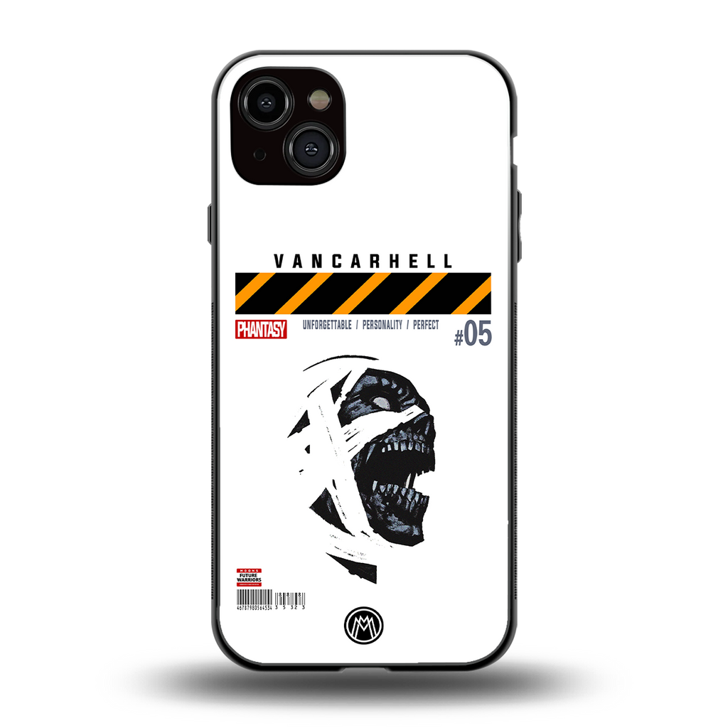 vancarhell phantasy back phone cover | glass case for iphone 15 plus