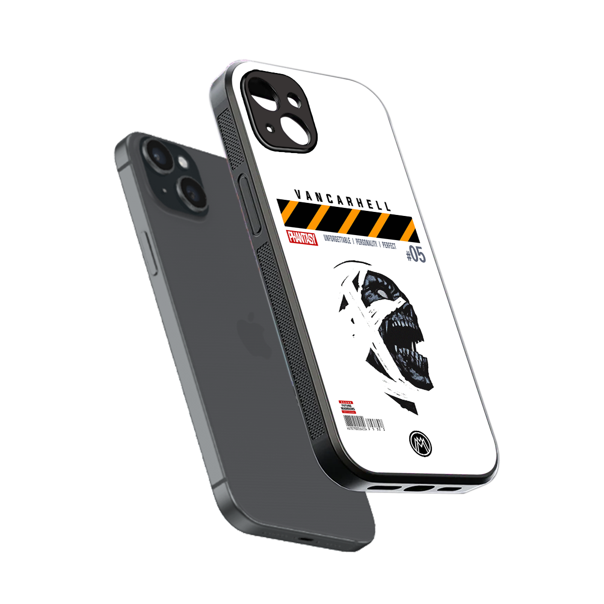 vancarhell phantasy back phone cover | glass case for iphone 15 plus