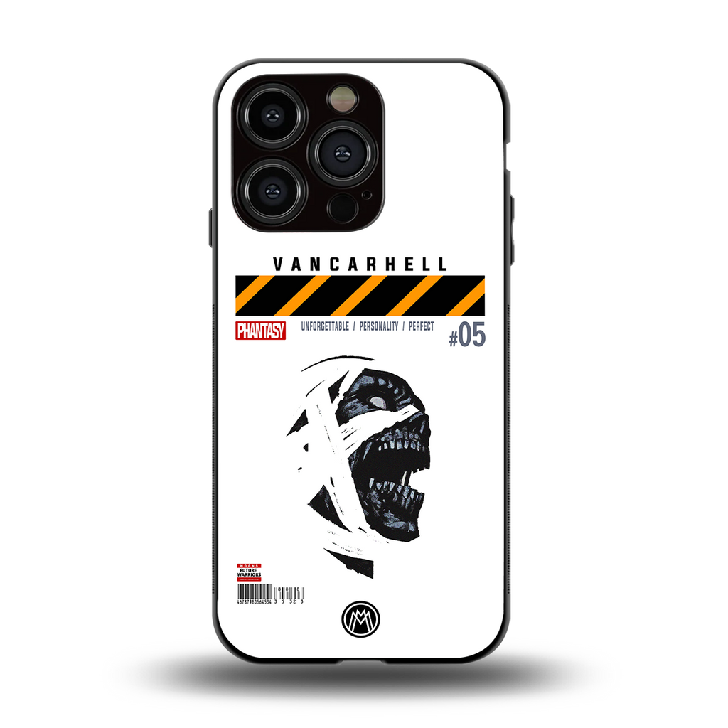 vancarhell phantasy back phone cover | glass case for iphone 15 pro