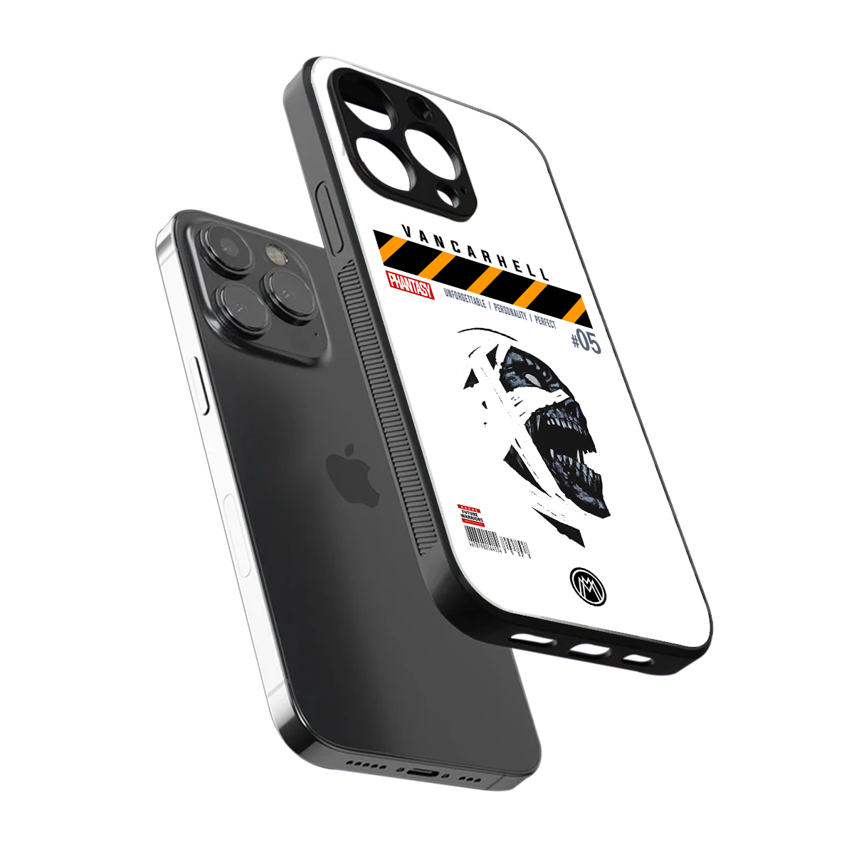 vancarhell phantasy back phone cover | glass case for iphone 15 pro