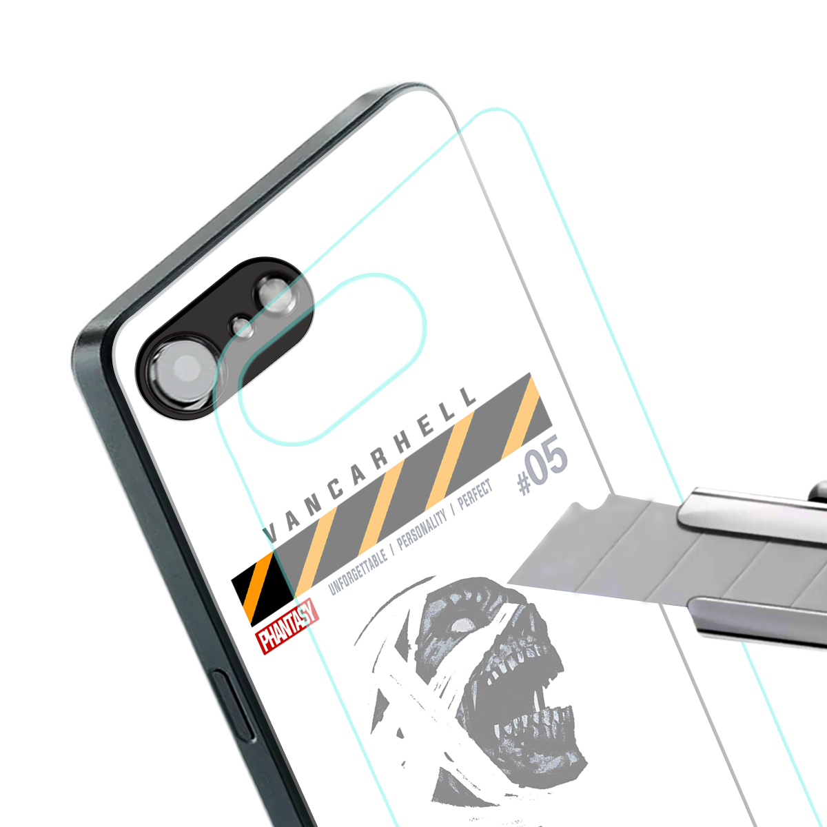 vancarhell phantasy back phone cover | glass case for iphone 16e