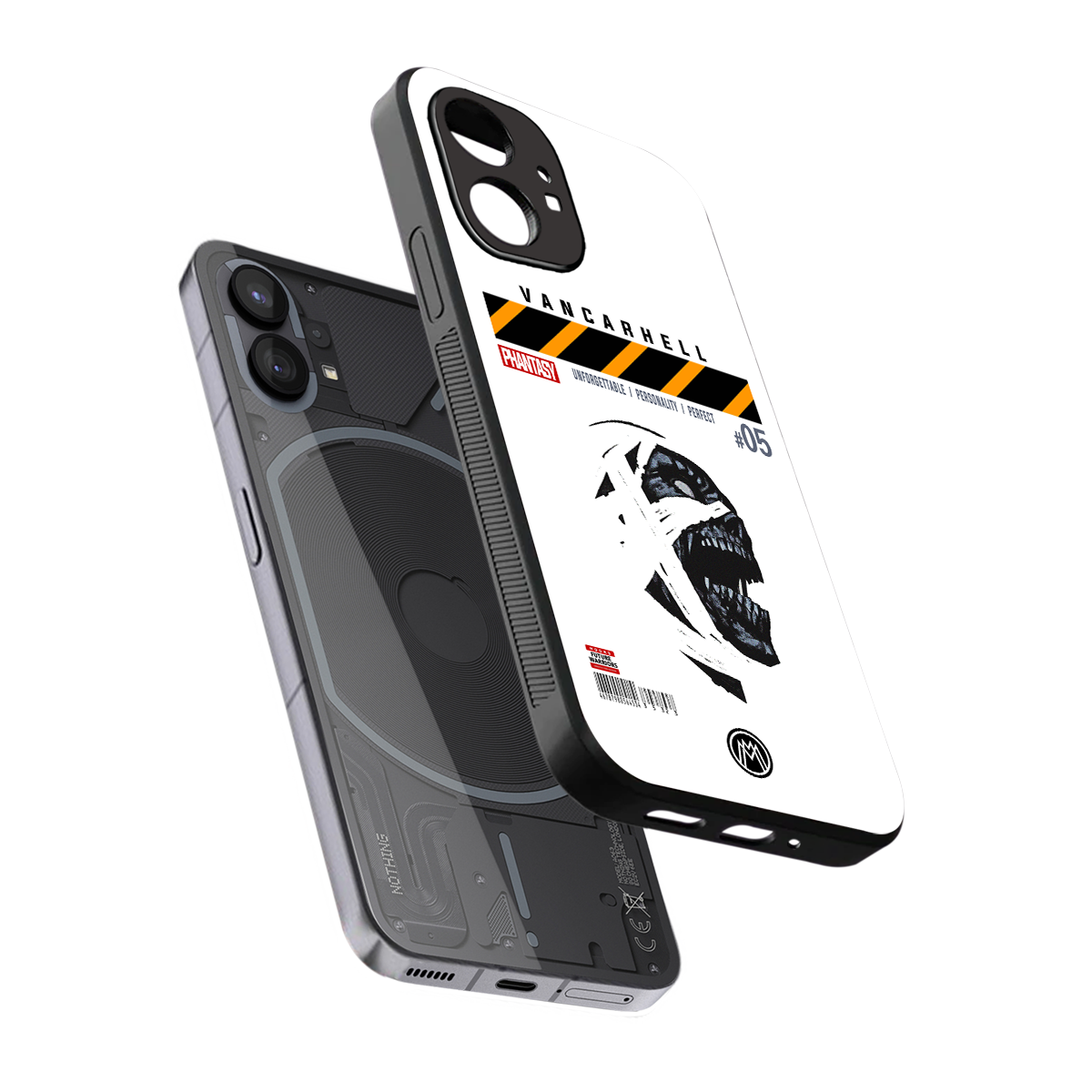 vancarhell phantasy back phone cover | glass case for nothing phone 1