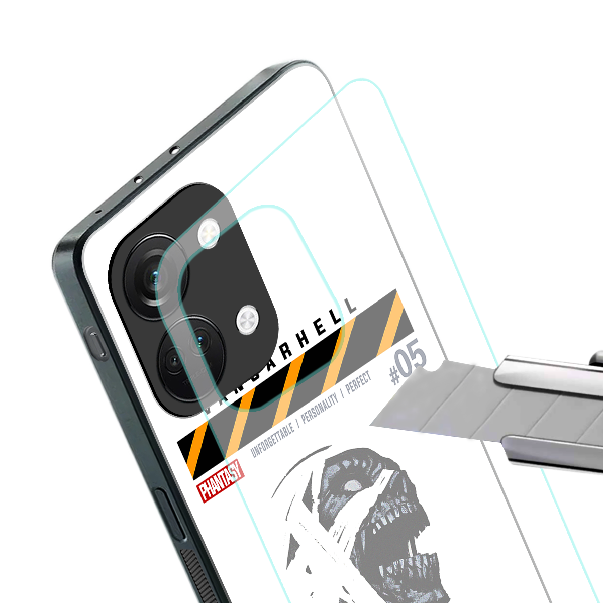 vancarhell phantasy back phone cover | glass case for oneplus nord 3