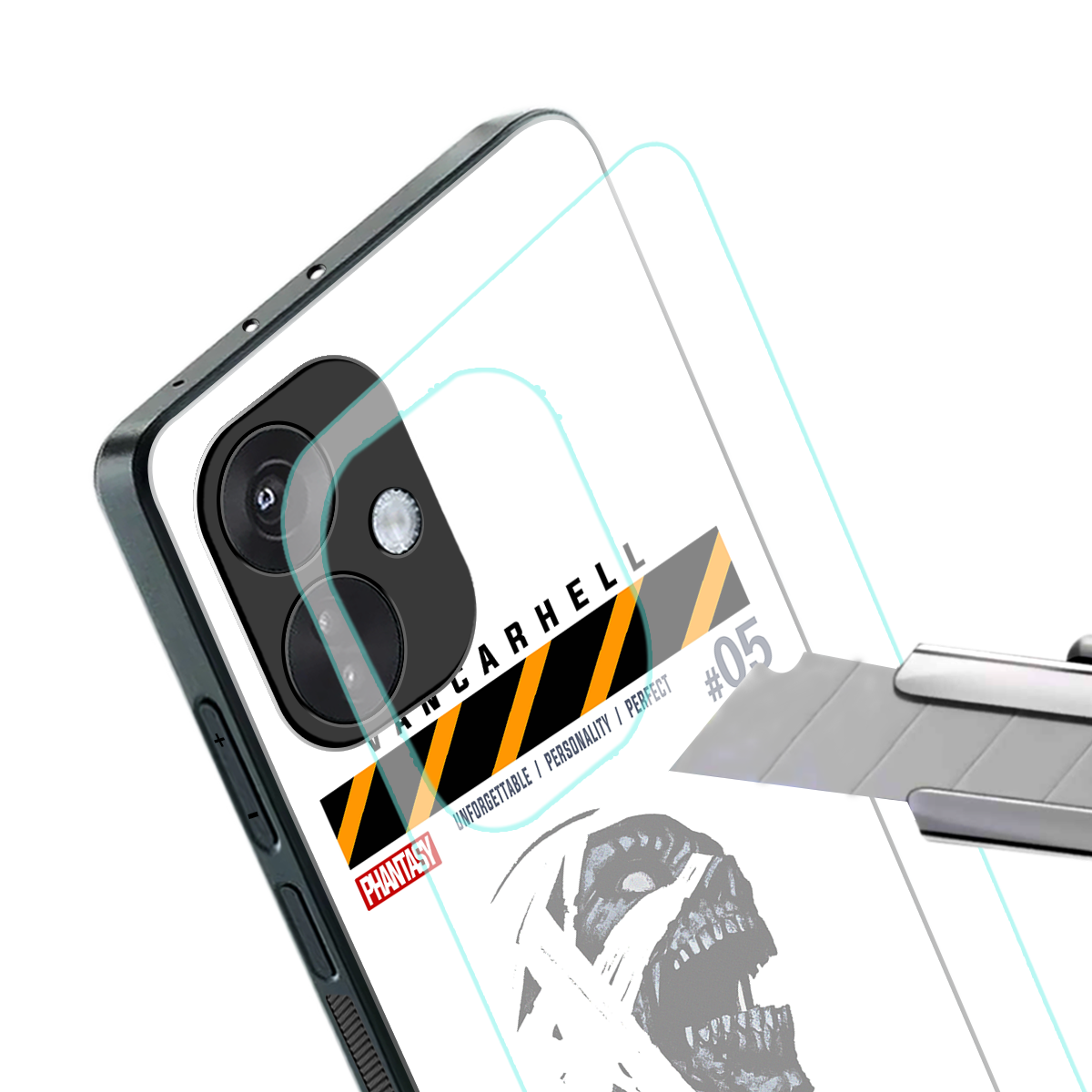 vancarhell phantasy back phone cover | glass case for oneplus nord ce 3