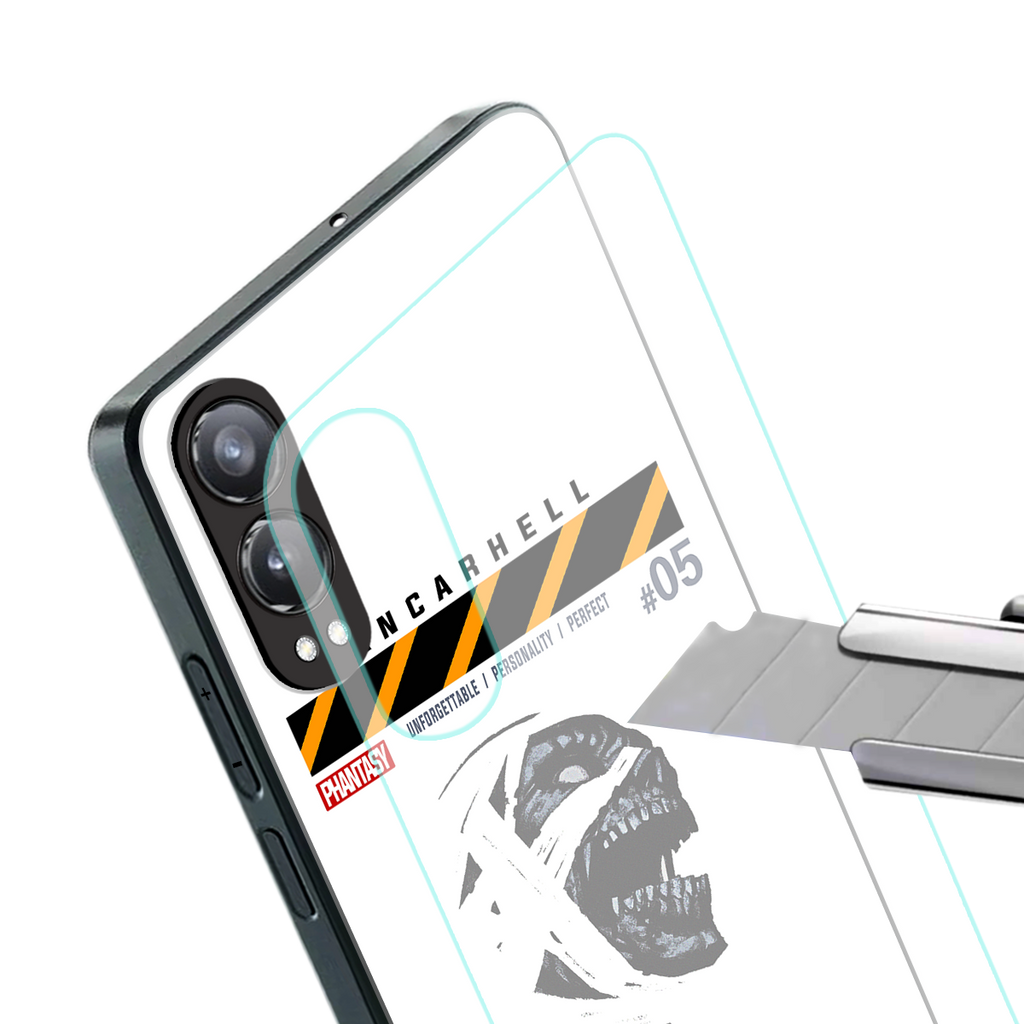 vancarhell phantasy back phone cover | glass case for oneplus nord ce 4 lite