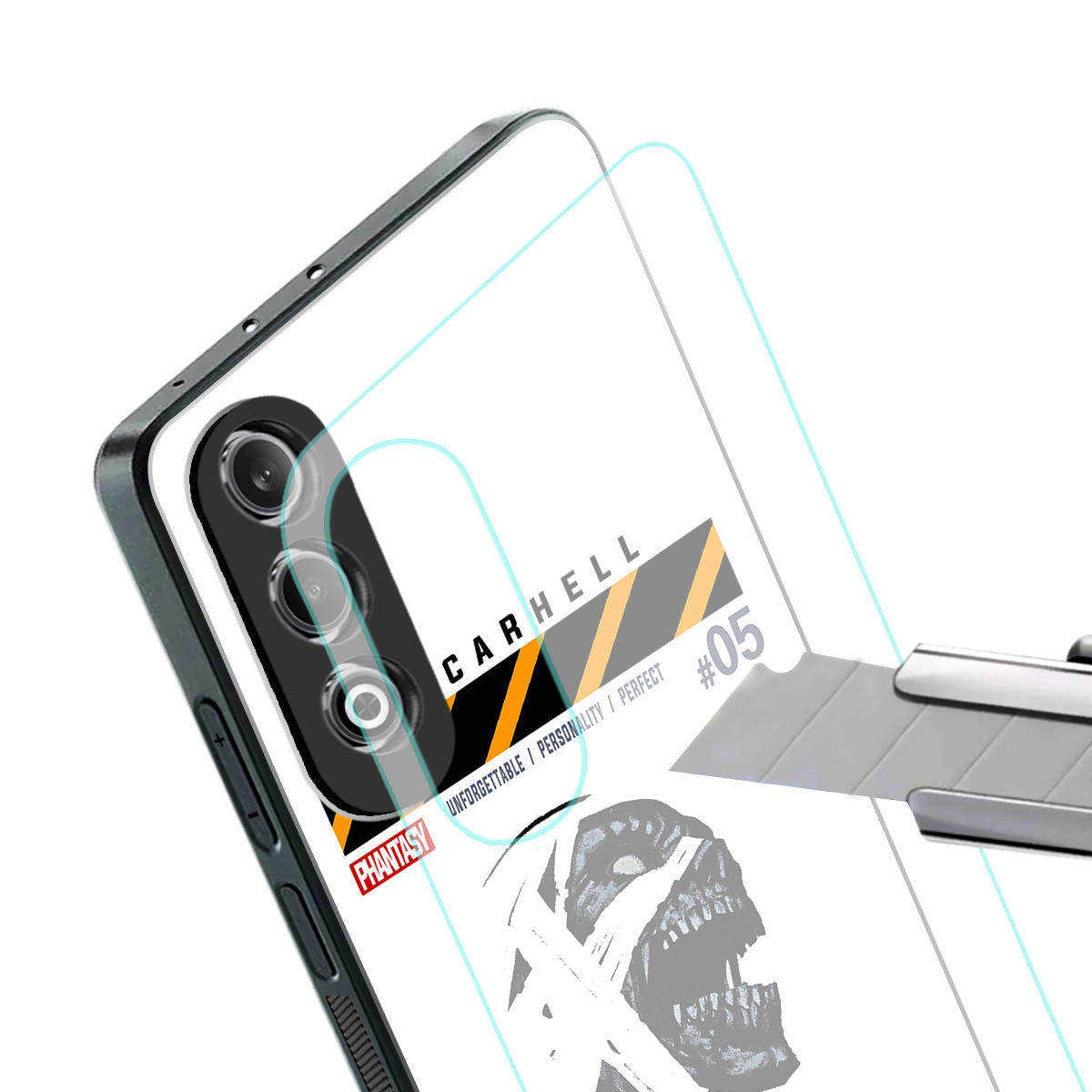 vancarhell phantasy back phone cover | glass case for oneplus nord ce 4