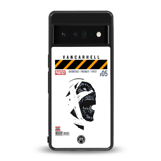 vancarhell phantasy back phone cover | glass case for google pixel 6 pro