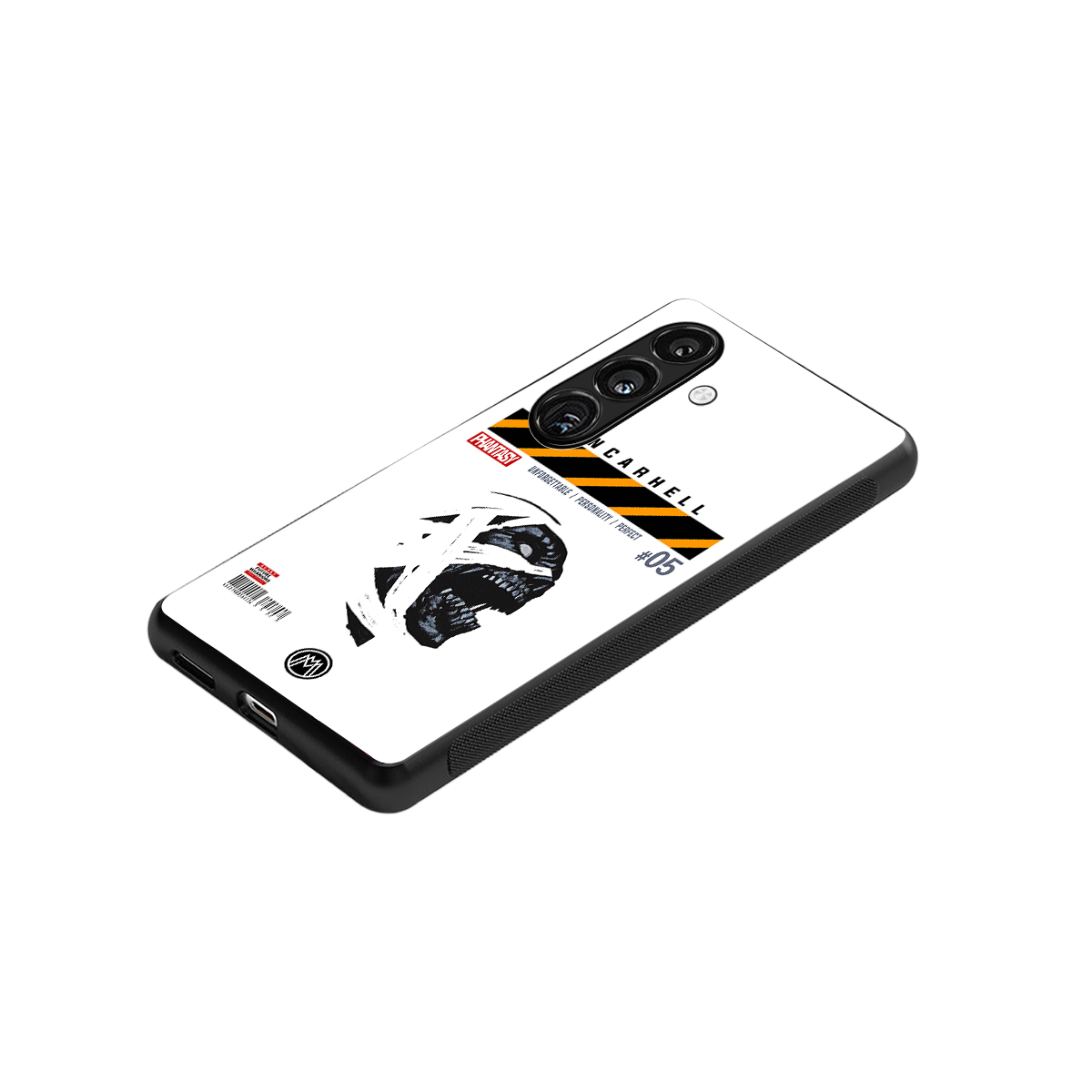 vancarhell phantasy back phone cover | glass case for samsung galaxy s23 plus