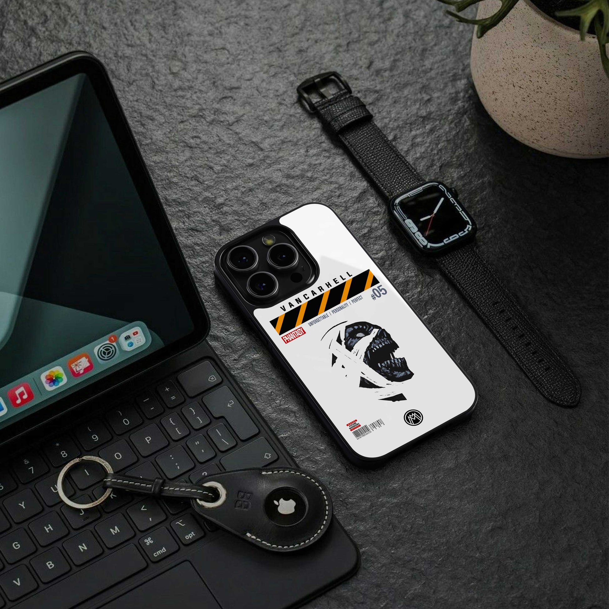 vancarhell phantasy back phone cover | glass case for samsung galaxy s24 ultra