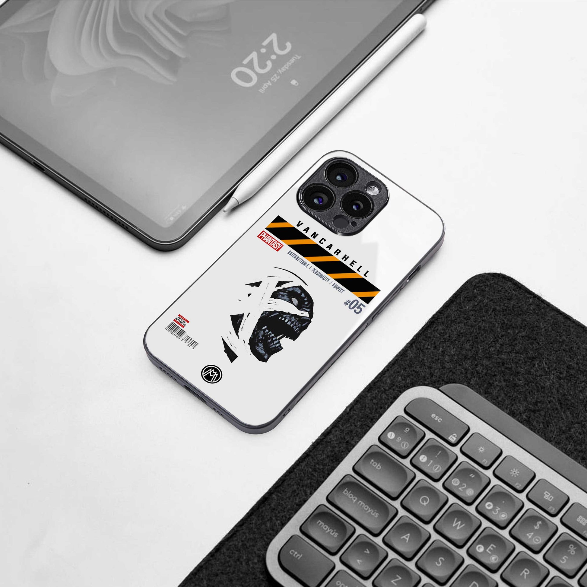 vancarhell phantasy back phone cover | glass case for samsung galaxy s24 ultra