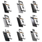 Durable Glass Back Mobile Case for iPhone, Samsung, OnePlus, Google Pixel, Redmi, Vivo, Oppo