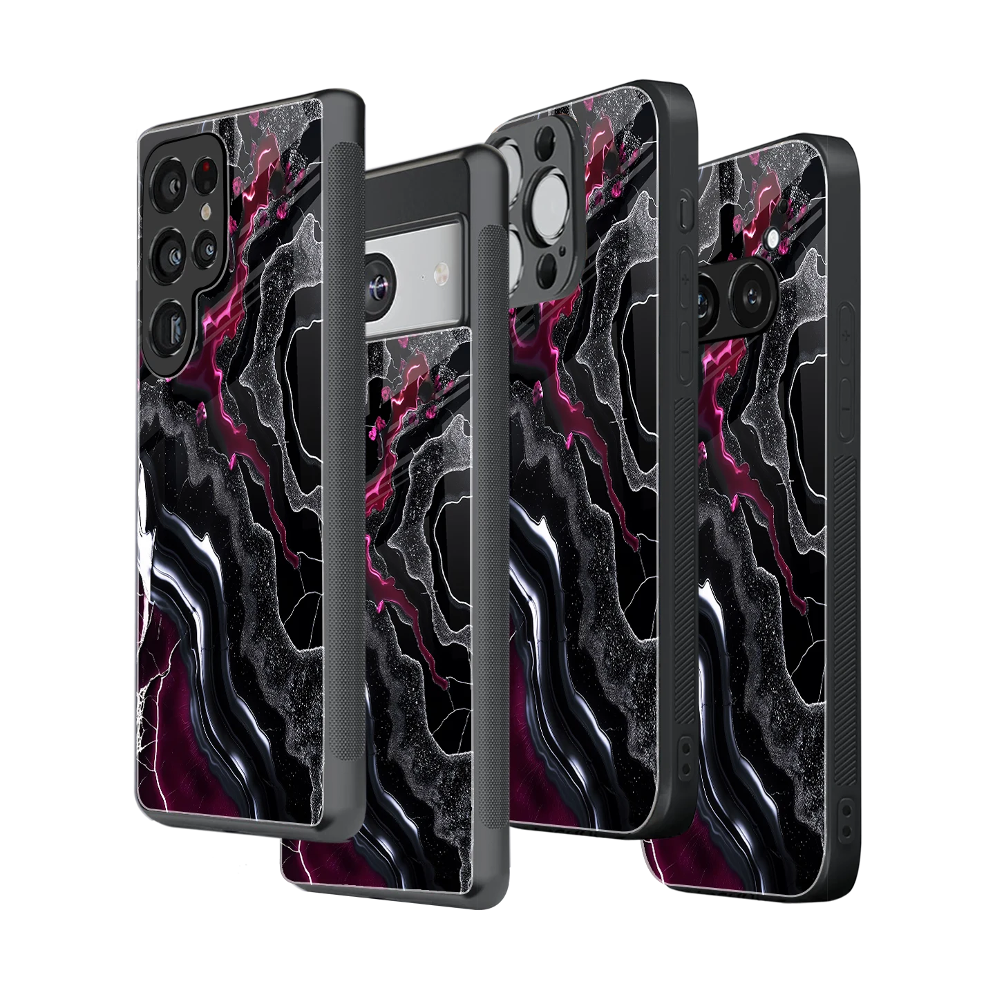 Stylish Glass Back Case for All Smartphones iPhone, Samsung, OnePlus, Pixel, Redmi, Oppo, Vivo, Motorola