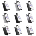 Durable Glass Back Mobile Case for iPhone, Samsung, OnePlus, Google Pixel, Redmi, Vivo, Oppo