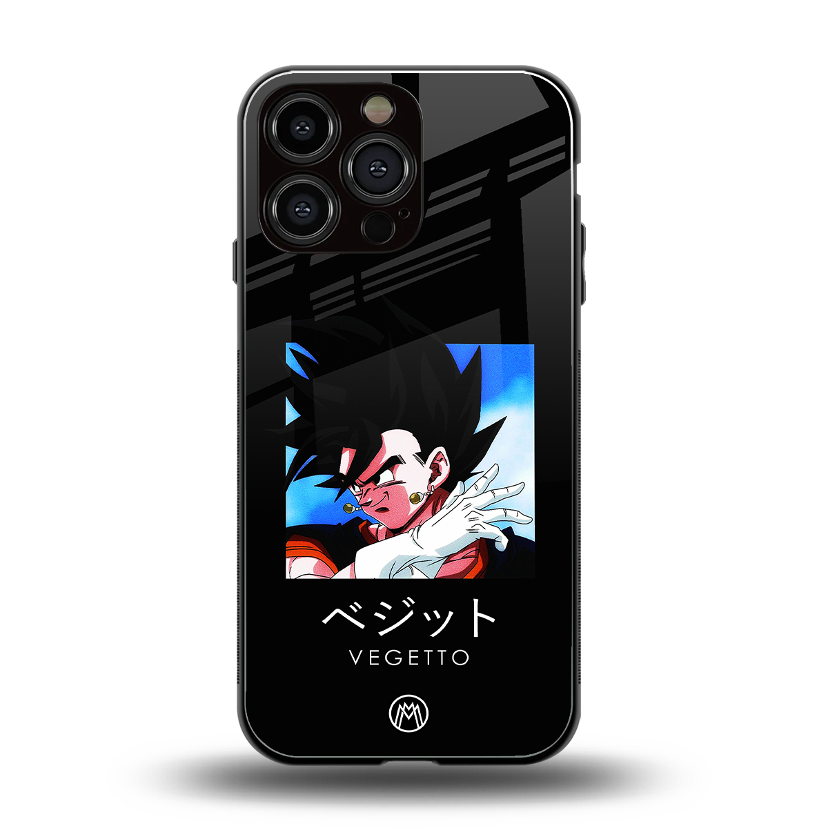 vegetto dragon ball z anime back phone cover | glass case for iphone 15 pro max