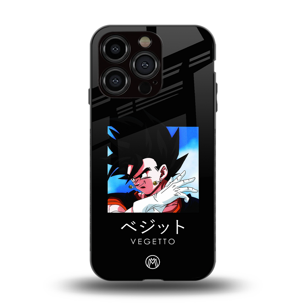 vegetto dragon ball z anime back phone cover | glass case for iphone 15 pro