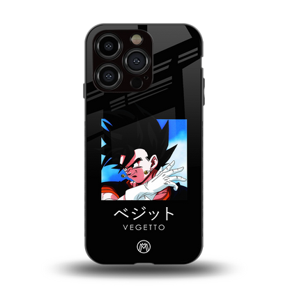 vegetto dragon ball z anime back phone cover | glass case for iphone 15 pro