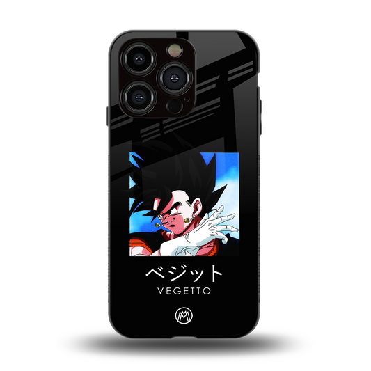 vegetto dragon ball z anime back phone cover | glass case for iphone 15 pro