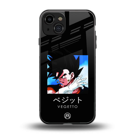 vegetto dragon ball z anime back phone cover | glass case for iphone 15