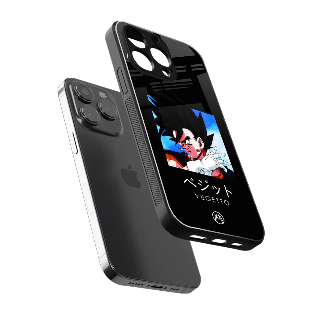 vegetto dragon ball z anime back phone cover | glass case for iphone 15 pro