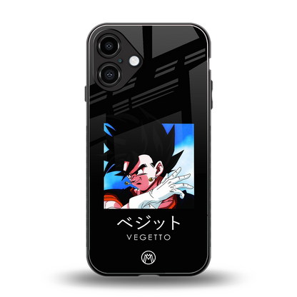 vegetto dragon ball z anime back phone cover | glass case for iphone 16 plus