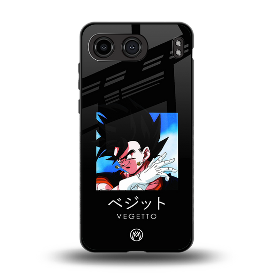 vegetto dragon ball z anime back phone cover | glass case for oneplus nord 4