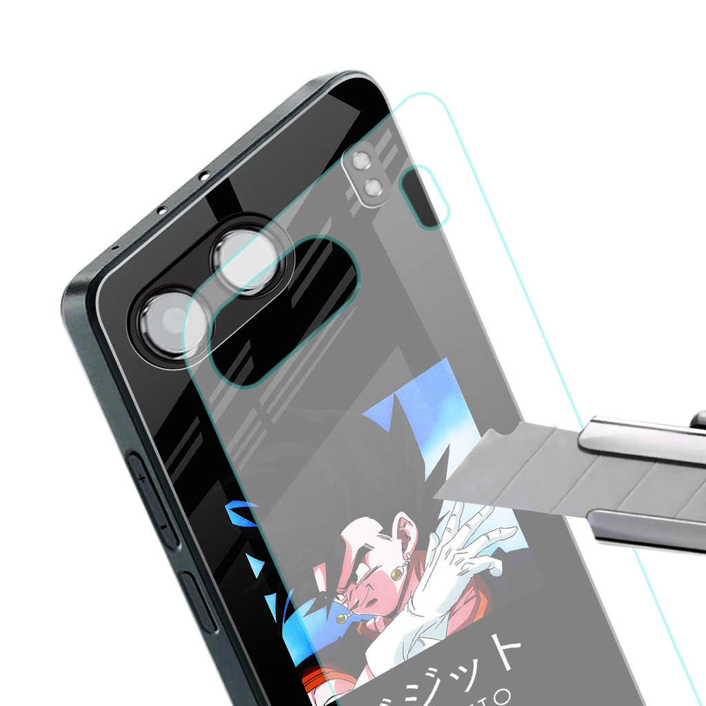 vegetto dragon ball z anime back phone cover | glass case for oneplus nord 4