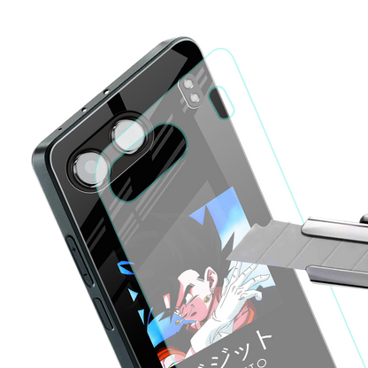 vegetto dragon ball z anime back phone cover | glass case for oneplus nord 4