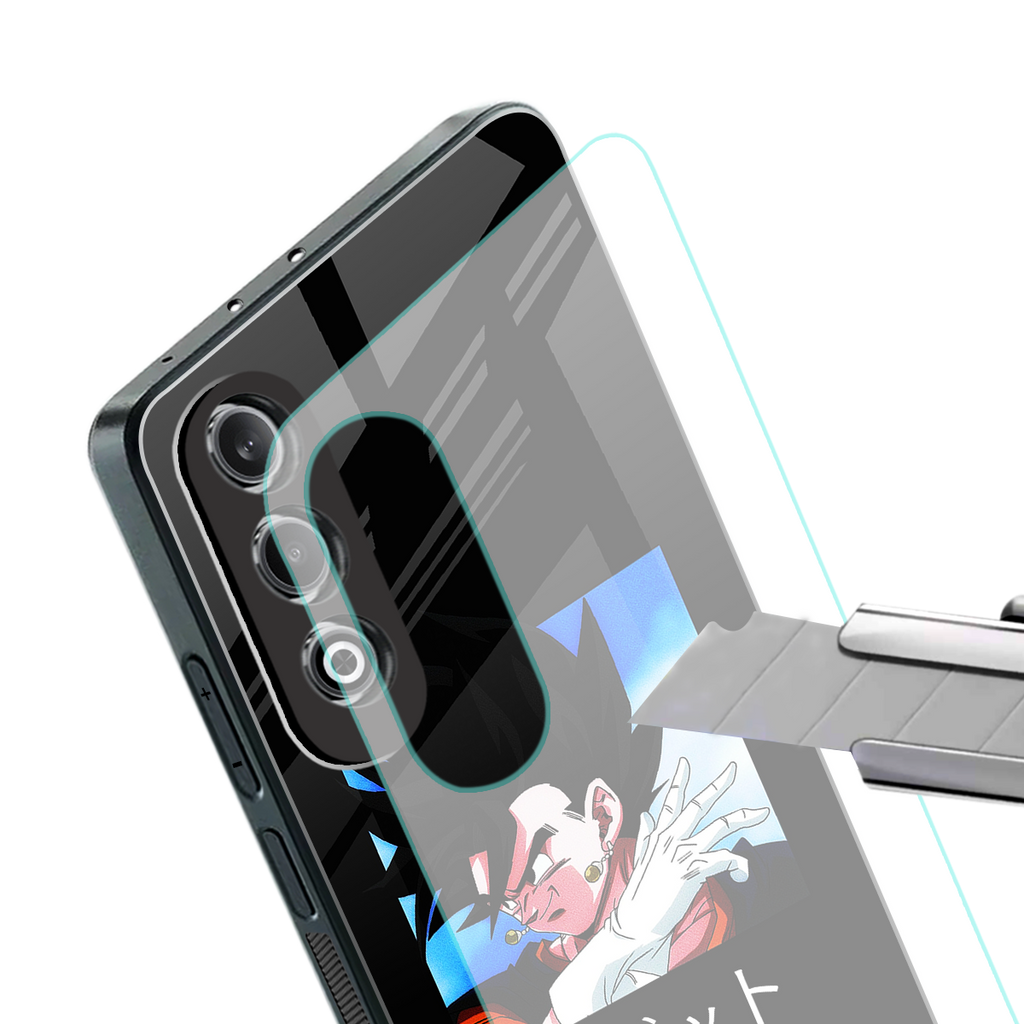 vegetto dragon ball z anime back phone cover | glass case for oneplus nord ce 4