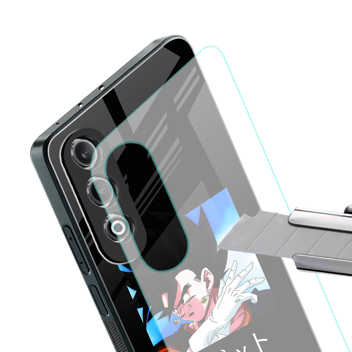 vegetto dragon ball z anime back phone cover | glass case for oneplus nord ce 4