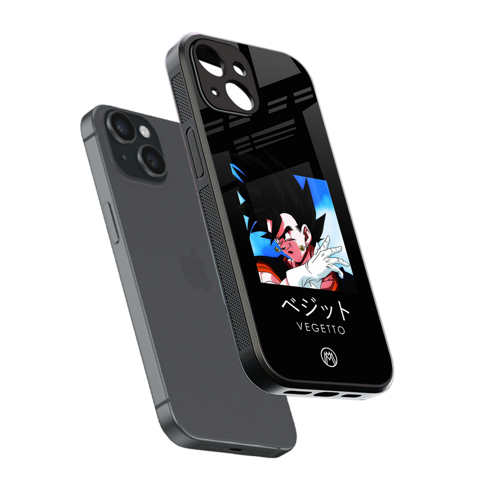 vegetto dragon ball z anime back phone cover | glass case for iphone 15