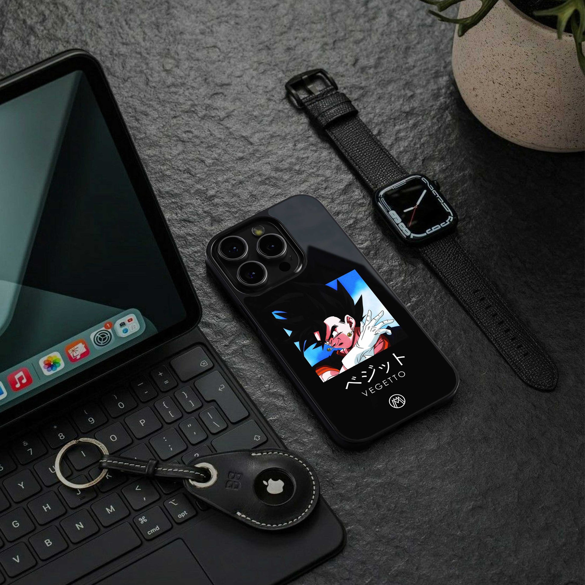 vegetto dragon ball z anime back phone cover | glass case for samsung galaxy s23 ultra