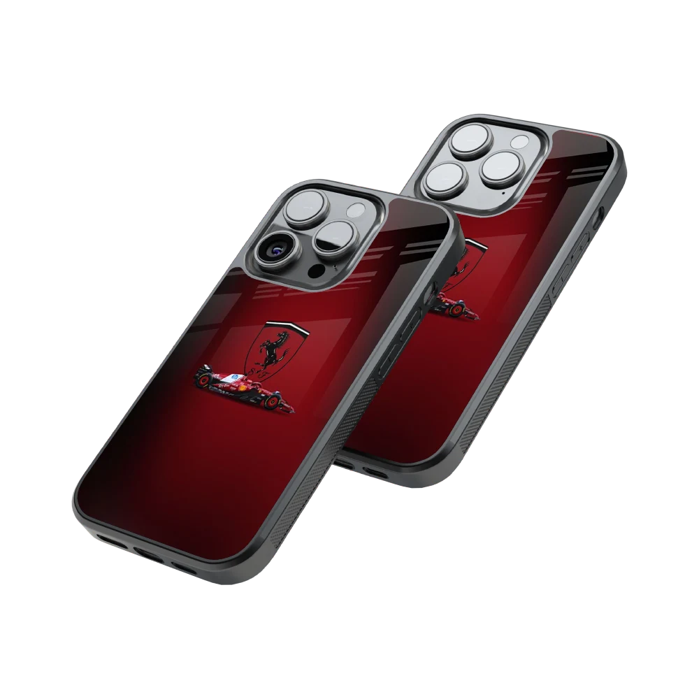 Protective Glass Back Phone Case Compatible with iPhone, Samsung, OnePlus, Pixel & More