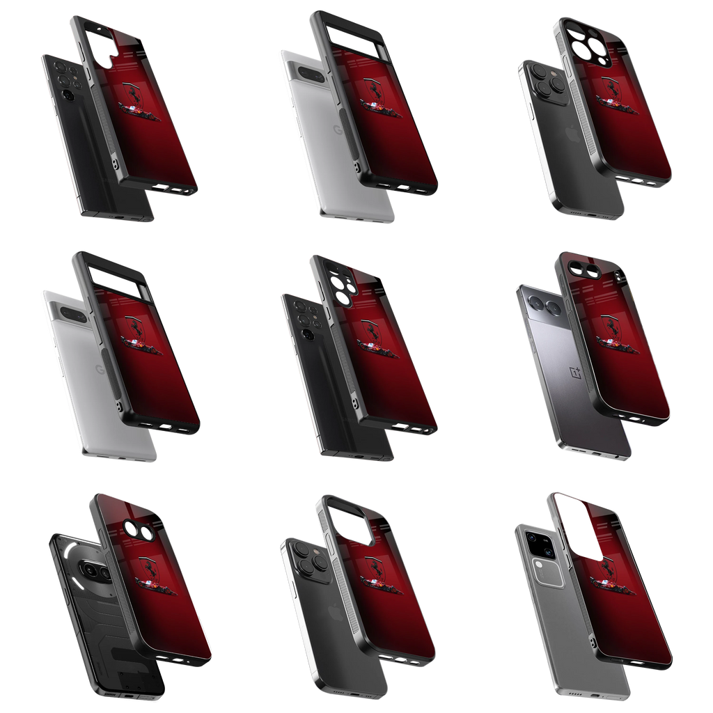 Durable Glass Back Mobile Case for iPhone, Samsung, OnePlus, Google Pixel, Redmi, Vivo, Oppo
