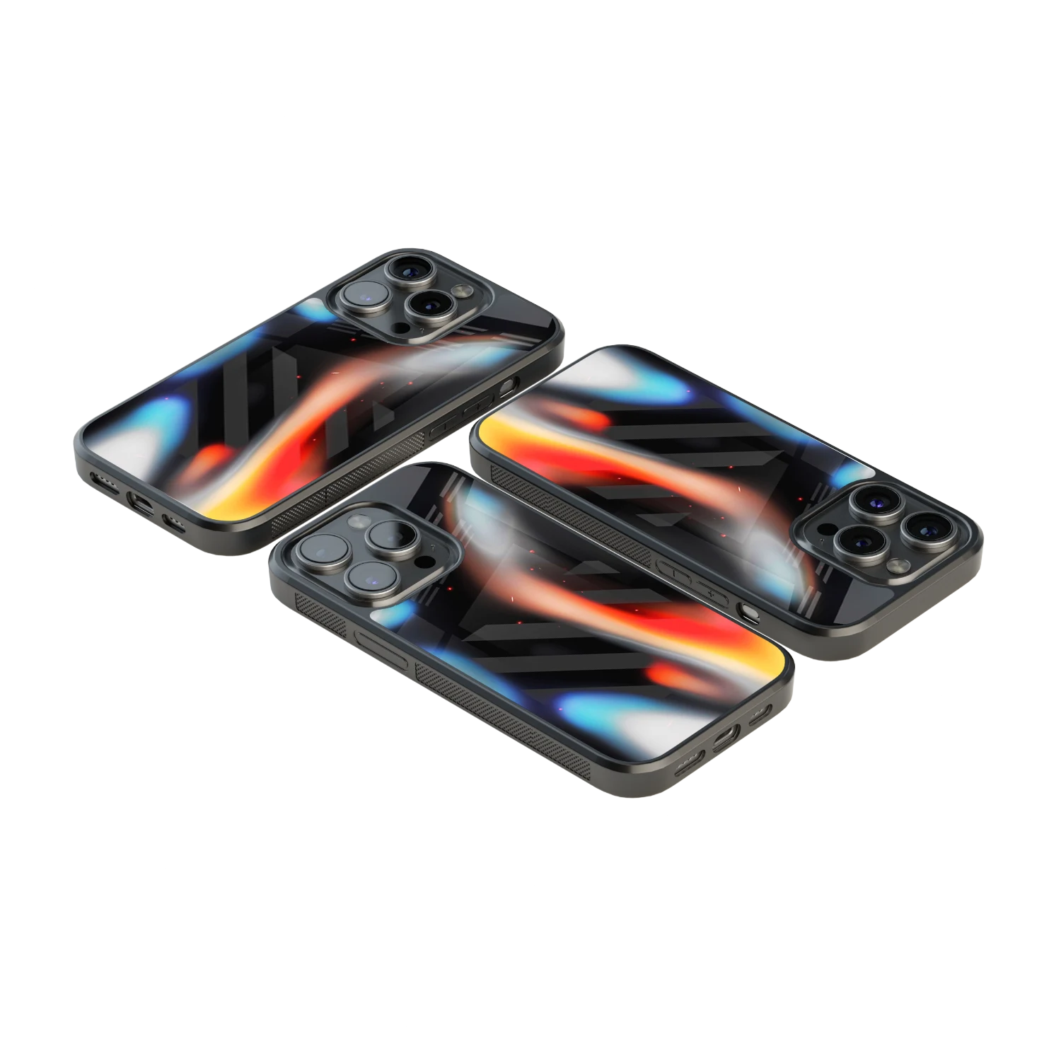Luxury Glass Back Mobile Cover for iPhone, Samsung Galaxy, OnePlus, Pixel, Redmi & More