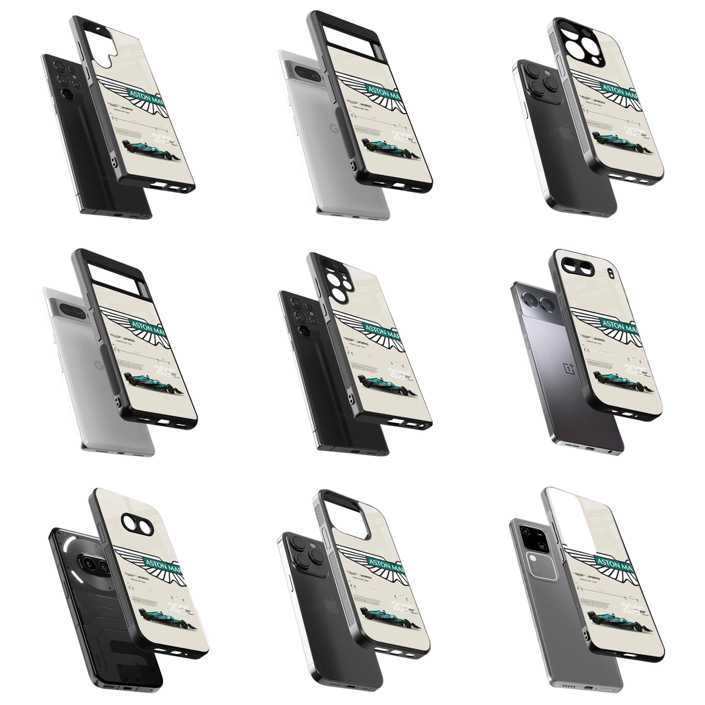 Durable Glass Back Mobile Case for iPhone, Samsung, OnePlus, Google Pixel, Redmi, Vivo, Oppo