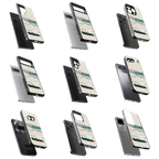 Durable Glass Back Mobile Case for iPhone, Samsung, OnePlus, Google Pixel, Redmi, Vivo, Oppo