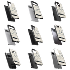 Durable Glass Back Mobile Case for iPhone, Samsung, OnePlus, Google Pixel, Redmi, Vivo, Oppo
