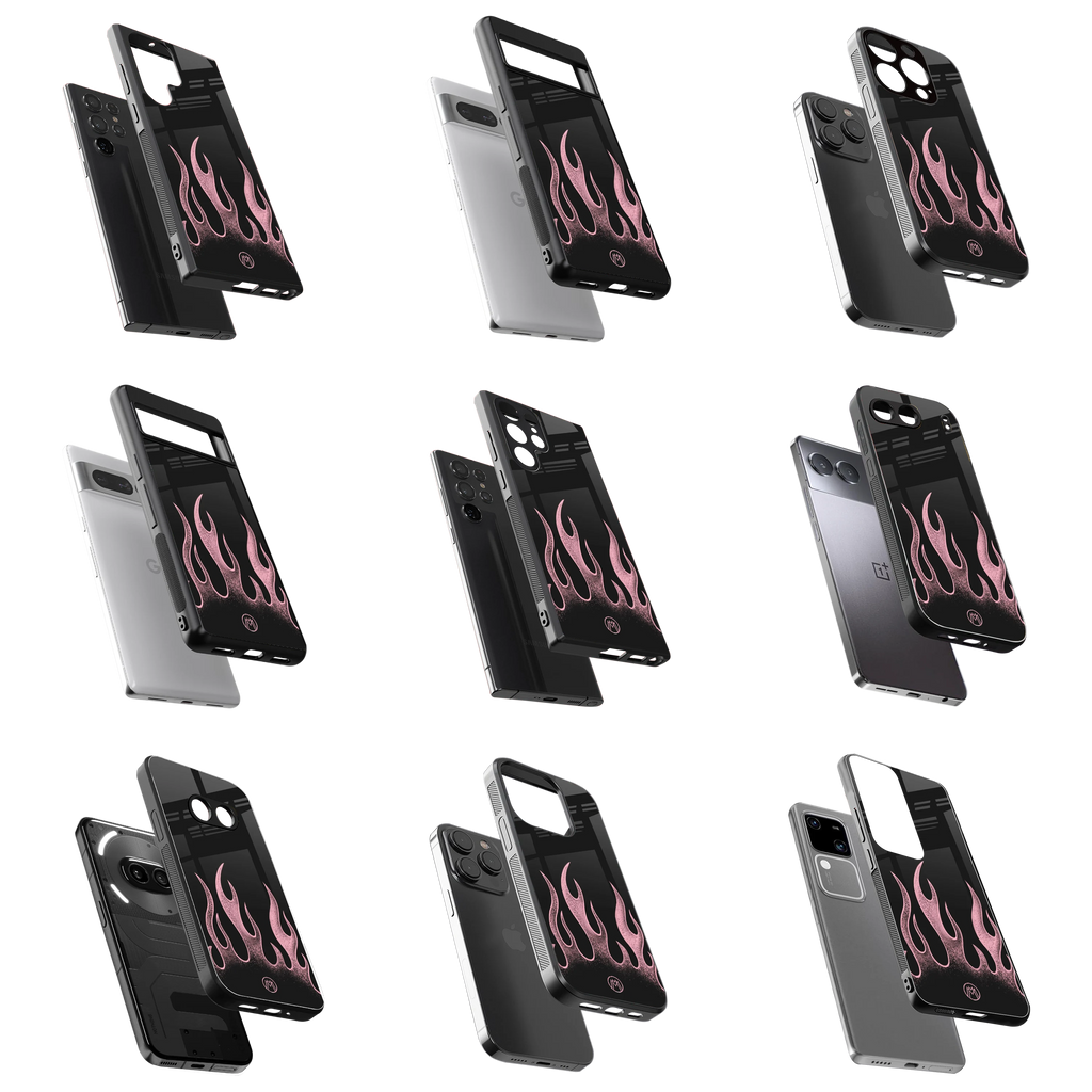 Durable Glass Back Mobile Case for iPhone, Samsung, OnePlus, Google Pixel, Redmi, Vivo, Oppo
