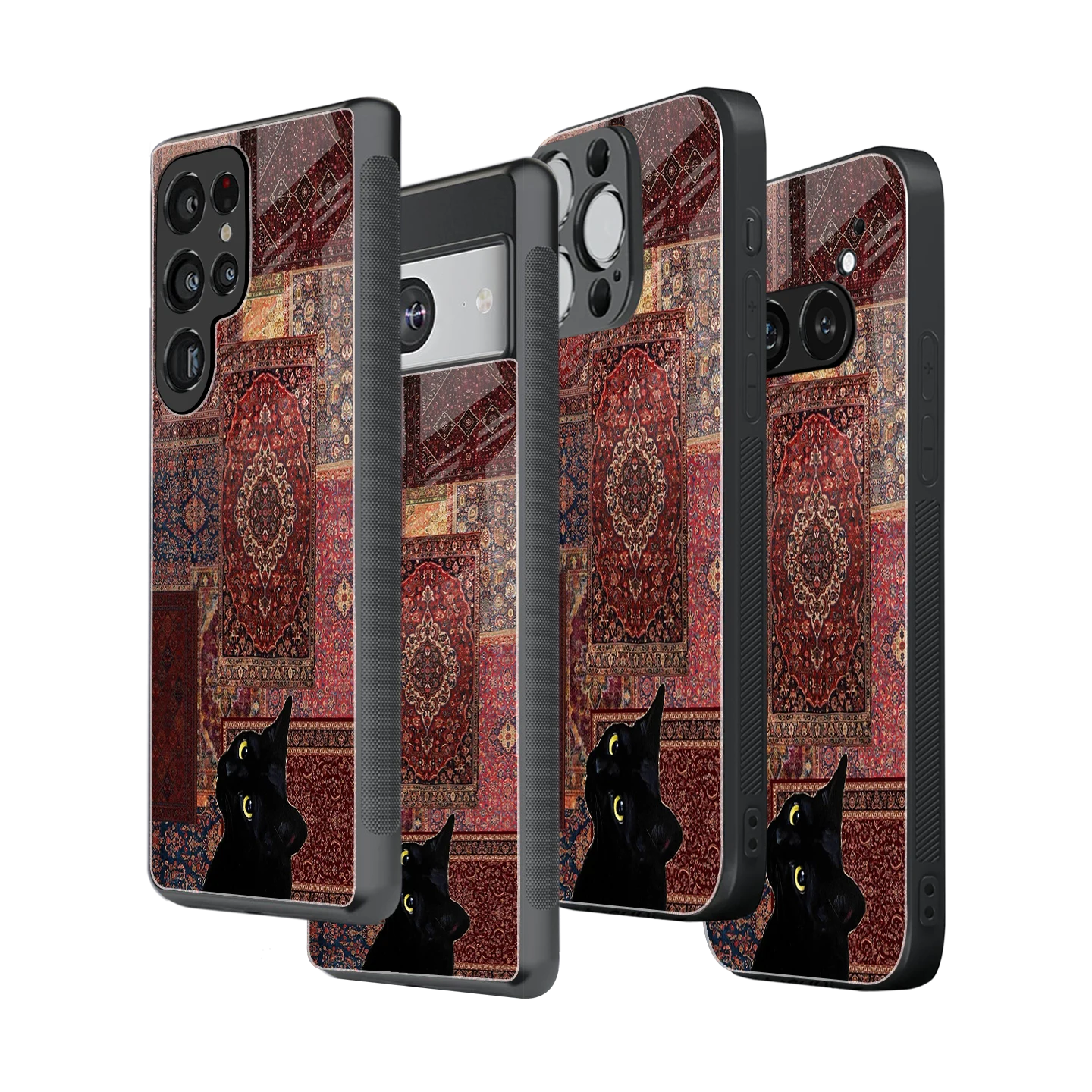 Stylish Glass Back Case for All Smartphones iPhone, Samsung, OnePlus, Pixel, Redmi, Oppo, Vivo, Motorola