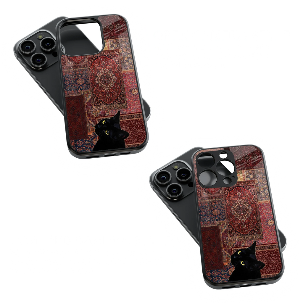 Trendy Glass Back Mobile Case for iPhone, Samsung, Redmi, OnePlus, Google Pixel, Motorola