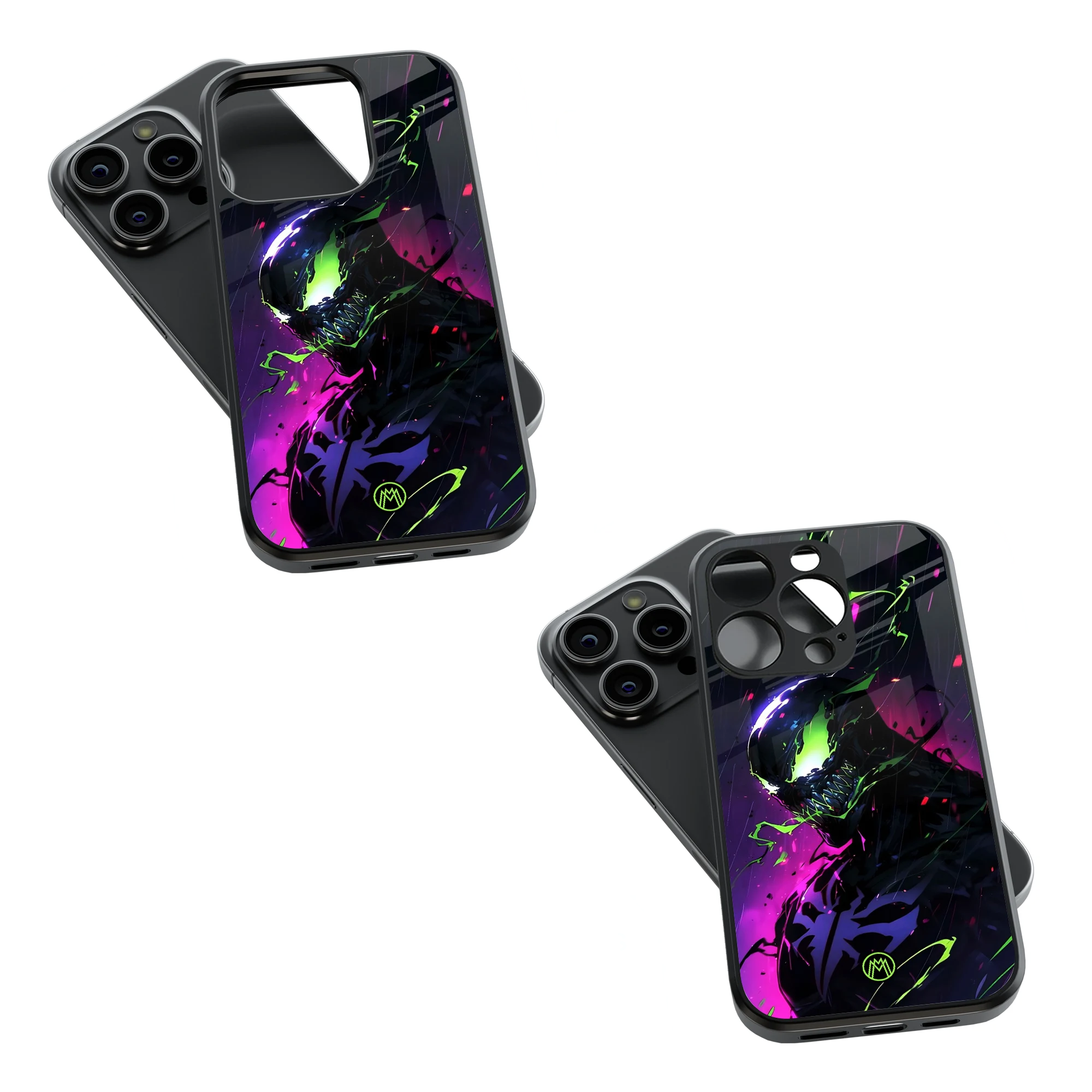 Trendy Glass Back Mobile Case for iPhone, Samsung, Redmi, OnePlus, Google Pixel, Motorola