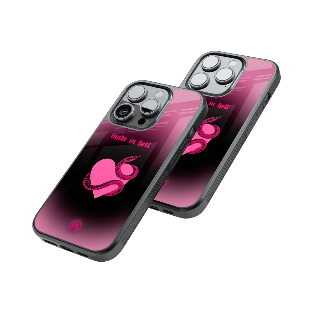 Protective Glass Back Phone Case Compatible with iPhone, Samsung, OnePlus, Pixel & More