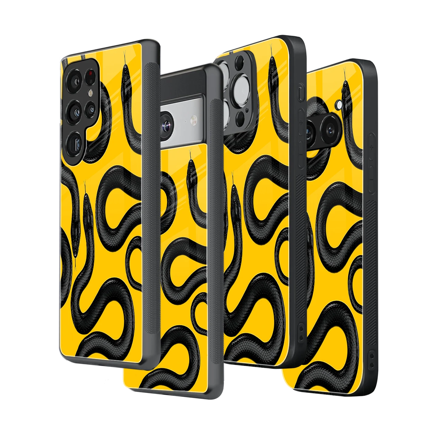 Stylish Glass Back Case for All Smartphones iPhone, Samsung, OnePlus, Pixel, Redmi, Oppo, Vivo, Motorola